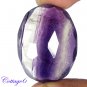 CERTIFIED 57.62Cts. NATURAL PURPLE FLUORITE CUT GEMSTONE C6-16