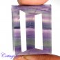 CERTIFIED 50.37Cts. NATURAL PURPLE FLUORITE CUT GEMSTONE C6-07
