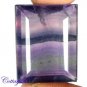 CERTIFIED 50.37Cts. NATURAL PURPLE FLUORITE CUT GEMSTONE C6-07