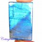 CERTIFIED 62.47Cts. NATURAL LABRADORITE BLUE FLASH CABOCHON GEMSTONE C6-27