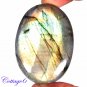 CERTIFIED 180.67Cts. NATURAL GOLDEN FLASH LABRADORITE CABOCHON GEMSTONE C6-234