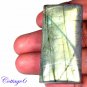 Certfied 132.38Cts. NATURAL GOLDEN FLASH LABRADORITE CABOCHON GEMSTONE C6-242