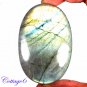 CERTIFIED 250.51Cts. NATURAL GOLDEN FLASH LABRADORITE CABOCHON GEMSTONE C6-255