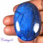 CERTIFIED 188.50Cts. NATURAL LABRADORITE BLUE FLASH CABOCHON GEMSTONE C6-25