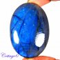 CERTIFIED 188.50Cts. NATURAL LABRADORITE BLUE FLASH CABOCHON GEMSTONE C6-25