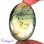 Pink 130.53Cts. NATURAL GOLDEN FLASH LABRADORITE CABOCHON GEMSTONE C6-248