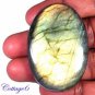 Pink 130.53Cts. NATURAL GOLDEN FLASH LABRADORITE CABOCHON GEMSTONE C6-248