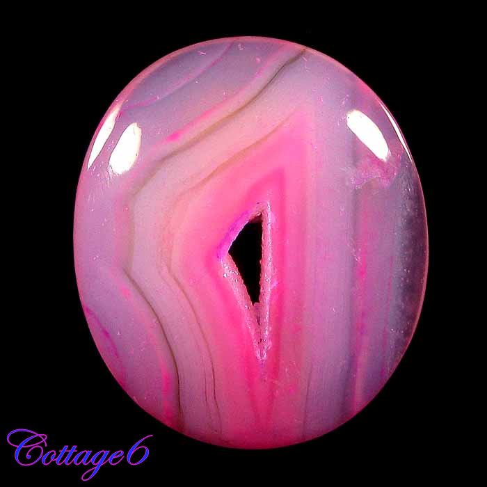 CERTIFIED 73.73Cts. ONYX  DRUZY AGATE GEODE CABOCHON GEMSTONE C6-746