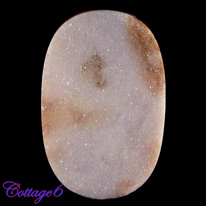 CERTIFIED 100.35Cts. CRYSTAL DRUZY AGATE GEODE CABOCHON GEMSTONE C6-362