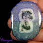 96.10Cts. SOLAR DRUZY AGATE GEODE CABOCHON GEMSTONE C6-383