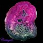 CERTIFIED 143.75Cts. ONYX DRUZY AGATE GEODE CABOCHON GEMSTONE C6-391