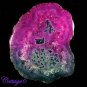 CERTIFIED 143.75Cts. ONYX DRUZY AGATE GEODE CABOCHON GEMSTONE C6-391