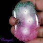 CERTIFIED 103.35Cts. SOLAR DRUZY AGATE GEODE CABOCHON GEMSTONE C6-1014