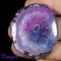 CERTIFIED 77.51Cts. SOLAR DRUZY AGATE GEODE CABOCHON GEMSTONE C6-1019