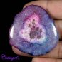 CERTIFIED 106.84Cts. SOLAR DRUZY AGATE GEODE CABOCHON GEMSTONE C6-1026