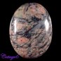 Certfied 123.15Cts. NATURAL PICTURE JASPER CABOCHON GEMSTONE C6-345
