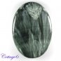 Certfied 51.95Cts. NATURAL SERAPHINITE CABOCHON GEMSTONE C6-2511