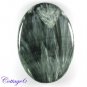 Certfied 51.95Cts. NATURAL SERAPHINITE CABOCHON GEMSTONE C6-2511