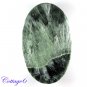 Certified  60.35Cts. NATURAL SERAPHINITE CABOCHON GEMSTONE C6-2522