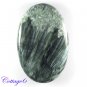 Certified  54.75Cts. NATURAL SERAPHINITE CABOCHON GEMSTONE C6-2515