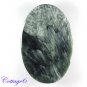 Certified  54.75Cts. NATURAL SERAPHINITE CABOCHON GEMSTONE C6-2515