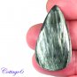 Certified 19.10Cts. NATURAL SERAPHINITE CABOCHON GEMSTONE C6-2496