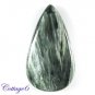 Certified 19.10Cts. NATURAL SERAPHINITE CABOCHON GEMSTONE C6-2496