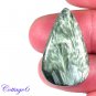 Certified  17.20Cts. NATURAL SERAPHINITE CABOCHON GEMSTONE C6-2499