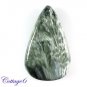 Certified  17.20Cts. NATURAL SERAPHINITE CABOCHON GEMSTONE C6-2499