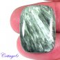 Certified 25.35Cts. NATURAL SERAPHINITE CABOCHON GEMSTONE C6-2525