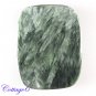 Certified 25.35Cts. NATURAL SERAPHINITE CABOCHON GEMSTONE C6-2525