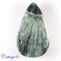 Certified  25.80Cts. NATURAL SERAPHINITE CABOCHON GEMSTONE C6-2498