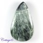 Certified  25.80Cts. NATURAL SERAPHINITE CABOCHON GEMSTONE C6-2498