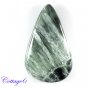 Certified  24.30Cts. NATURAL SERAPHINITE CABOCHON GEMSTONE C6-2500