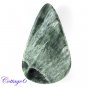 Certified  24.30Cts. NATURAL SERAPHINITE CABOCHON GEMSTONE C6-2500