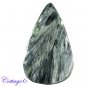 Certified 31.85Cts. NATURAL SERAPHINITE CABOCHON GEMSTONE C6-2497
