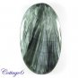 Certfied 32.30Cts. NATURAL SERAPHINITE CABOCHON GEMSTONE C6-2509