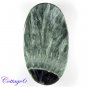 Certfied 40.95Cts. NATURAL SERAPHINITE CABOCHON GEMSTONE C6-2519