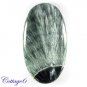 Certfied 40.95Cts. NATURAL SERAPHINITE CABOCHON GEMSTONE C6-2519