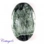 Certfied 34.75Cts. NATURAL SERAPHINITE CABOCHON GEMSTONE C6-2504