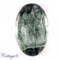 Certfied 34.75Cts. NATURAL SERAPHINITE CABOCHON GEMSTONE C6-2504