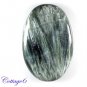 Certfied 39.85Cts. NATURAL SERAPHINITE CABOCHON GEMSTONE C6-2512
