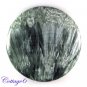 Certified 75.90Cts. NATURAL SERAPHINITE CABOCHON GEMSTONE C6-2518