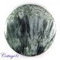 Certified 75.90Cts. NATURAL SERAPHINITE CABOCHON GEMSTONE C6-2518