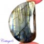 Certfied 114.75Cts. NATURAL GOLDEN FLASH LABRADORITE CABOCHON GEMSTONE C6-2566