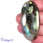 Certfied 78.95Cts. NATURAL GOLDEN FLASH LABRADORITE CABOCHON GEMSTONE C6-2562