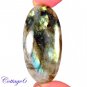 Certfied 78.95Cts. NATURAL GOLDEN FLASH LABRADORITE CABOCHON GEMSTONE C6-2562
