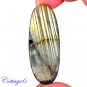 Certfied 77.90Cts. NATURAL GOLDEN FLASH LABRADORITE CABOCHON GEMSTONE C6-2570
