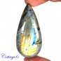 Certfied 88.90Cts. NATURAL GOLDEN FLASH LABRADORITE CABOCHON GEMSTONE C6-2586