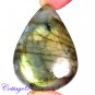 Certified 137.05Cts. NATURAL GOLDEN FLASH LABRADORITE CABOCHON GEMSTONE C6-2582